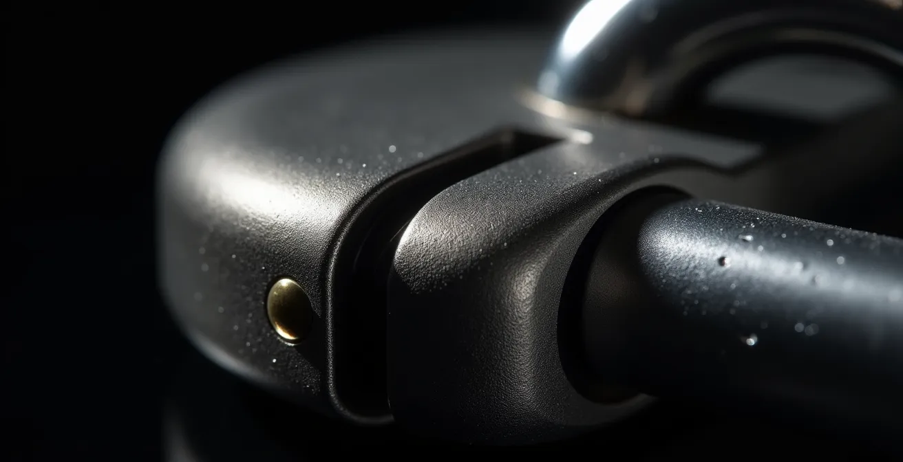 Cadenas blindé haute sécurité pour protection de camion de déménagement